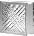 Brique de verre, transparent mosaïque brillant