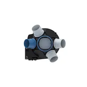 Caisson VMC simple flux autoréglable à détection d'humidité SAUTER Agalina