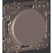 Poussoir Odace Lumineux, SCHNEIDER ELECTRIC, 10 A aluminium