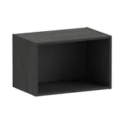 Caisson SPACEO Evo'm effet bois Noir H.38,4 X L.60 X P.38 cm