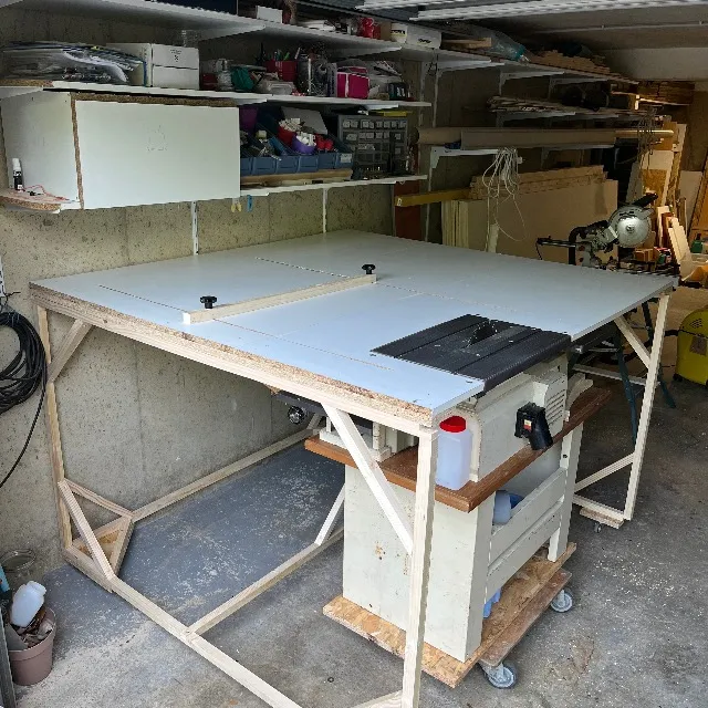 Une table de scie
