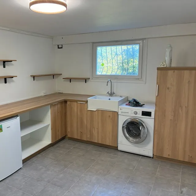 Buanderie pour une cliente