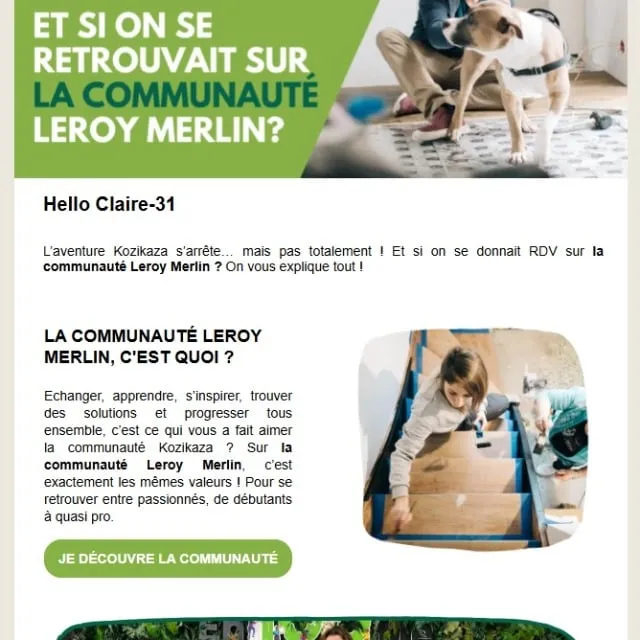 Communauté LM - Evolutions
