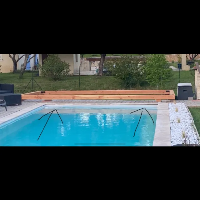 piscine réaliser part leroy merlin