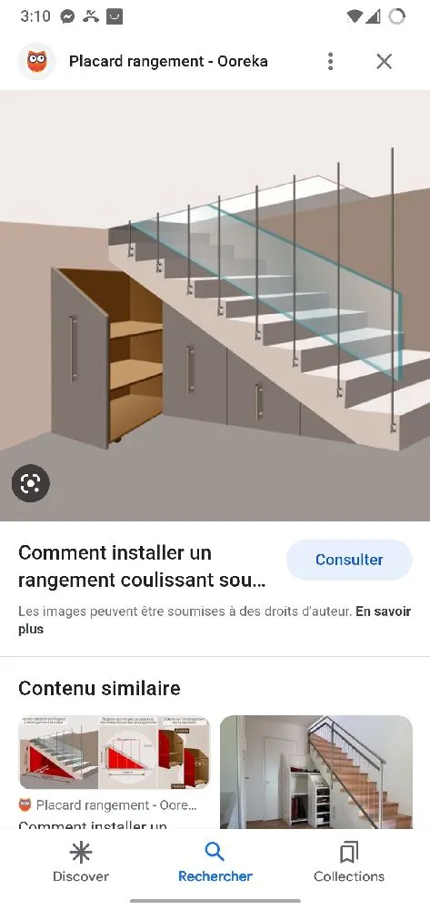 Bonjour avez vous pensé aux rangements coulissants que l on