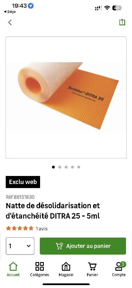 Bonjour, vous pouvez optez pour un Wedi, natte DITRA, et la - 2