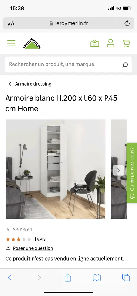 Prix armoire?