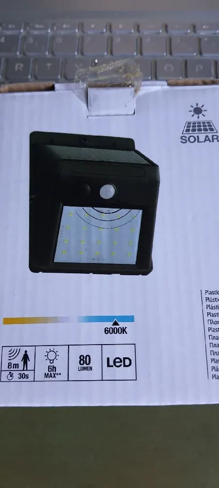 BALISE SOLAIRE AVEC DETECTEUR DE MOUVEMENT(MARQUE SOLAR)